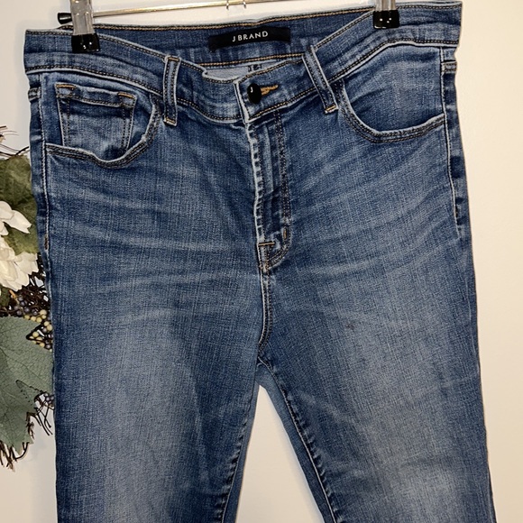 J Brand Ruby High Rise Crop Cigarette Jeans - Picture 2 of 10